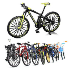 (9) Mini 1:10 Mtb Road Bike Model Diecast Metal Finger Bicycle Racing Collection Toy