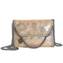(gold) Simple Fashion Women Shoulders Retro Handbag Purse Mobile Phone Shopping Bag Pu Leather Shoulder