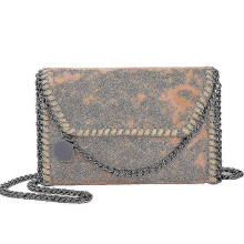 (khaki) Simple Fashion Women Shoulders Retro Handbag Purse Mobile Phone Shopping Bag Pu Leather Shoulder