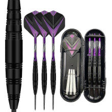 (Purple) Exquisite Steel Tip Darts, Professional Metal Darts, Darts Metal Tip Set, Metal Darts For Dartboard