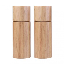 2pcs Domestic Oak Wood 6 Inch Grinder Mill Salt Pepper Mill Kitchen Manual Tool