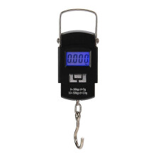 (As show, One size) Luggage Scale 50kg Portable Digital Fishing Scale Weighing Scale for Fishing, Weighing Suitcase, Travel, Home Use
