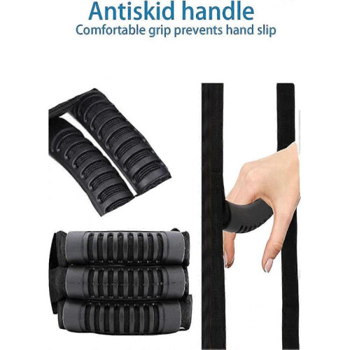 Bed Ladder Assist with Hard Handle ,sit Up Helper with Adjustable Length-pull Up Rope Ladder (five Handle)- 1