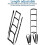 Bed Ladder Assist with Hard Handle ,sit Up Helper with Adjustable Length-pull Up Rope Ladder (five Handle)- 3