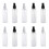 10pcs 100ml Clear Empty Plastic Spray Bottles Travel Atomizer Portable Refillable Cosmetic Containers (random Spray Nozzle Color) 3