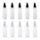 10pcs 100ml Clear Empty Plastic Spray Bottles Travel Atomizer Portable Refillable Cosmetic Containers (random Spray Nozzle Color) 1