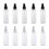 10pcs 100ml Clear Empty Plastic Spray Bottles Travel Atomizer Portable Refillable Cosmetic Containers (random Spray Nozzle Color) 2