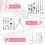 (PINK) Manicure Set 18pcs Professional Nail Clippers Kit 3