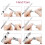 (PINK) Manicure Set 18pcs Professional Nail Clippers Kit 4