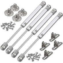 4 Pcs Gas Strut 100n Hydraulic Hinges Gas Struts Gas Strut Hydraulic Furniture Air Spring Kitchen Hydraulic for Lifting Door Cabinet Kitchen Furniture