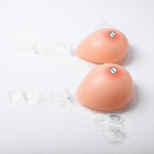 (S, nued) Silicone Breast Gathered One-piece Cross-dressing Bra Fake Breast Pseudo-m Cross-dressing Breast Milk Bra Fake Breast