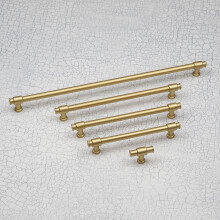 (128mm Handle) Gloss Gold Cabinet Pull Handles 40mm - 320mm