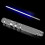 (silver) Lightsaber Rgb 7 Color Variable Electronic Lightsaber Fx Sound - Black 1