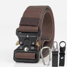 (Brown three-piece set) Tactical Men's Military Fan Tactical Outdoor Training