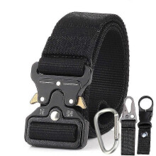 (Black three-piece set) Tactical Men's Military Fan Tactical Outdoor Training