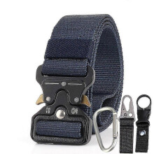 (Royal blue three-piece set) Tactical Men's Military Fan Tactical Outdoor Training