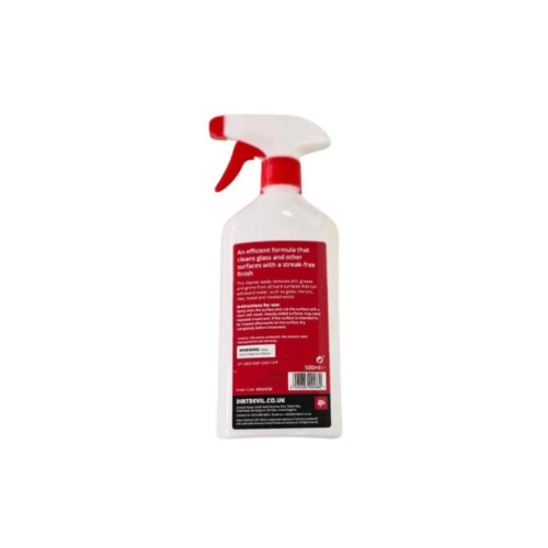 Dirt Devil Dirt Devil Glass Cleaner 500ml Expiry Oct 2025 1
