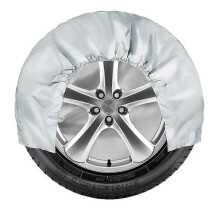 (M) Waterproof Tire Cover Spare Tyre Wheel Trailer Camper Anti-corrosion Tyre Protector (1set (4pcs))