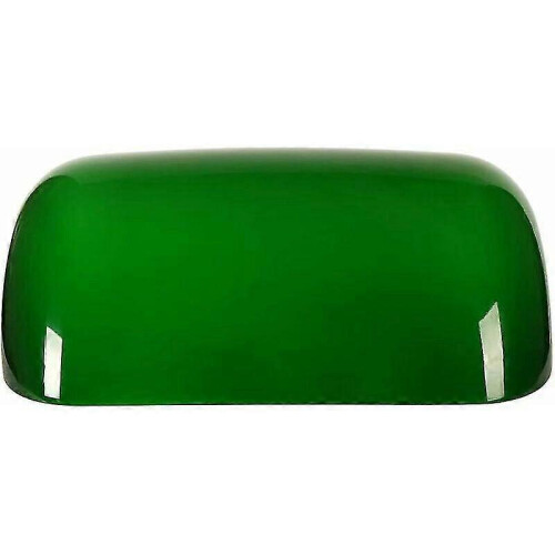Replacement Glass Shade Cover for Desk Lamp (Green) 1
