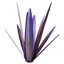 (Purple) Metal Agave Leaves Plant Statue Long Lasting Colorful Fake Agave Decor For Yard Garden Lawn Patio/YY
