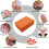 Mini-polissoir à ongles, 50 mini-polissoirs pour ongles, orange 5