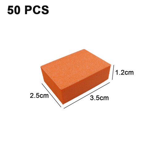 Mini-polissoir à ongles, 50 mini-polissoirs pour ongles, orange 1