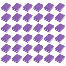 Lot de 100 mini polissoirs à ongles pour ongles naturels - Violet