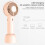 Mini ventilateur portatif de bureau USB, rose 3