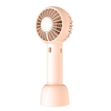 Mini ventilateur portatif de bureau USB, rose