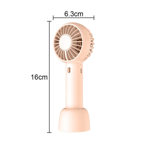 Mini ventilateur portatif de bureau USB, rose 1