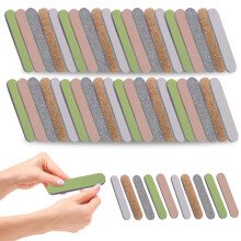Lot de 50 limes à ongles double face en émeri, outils de manucure - Style 1