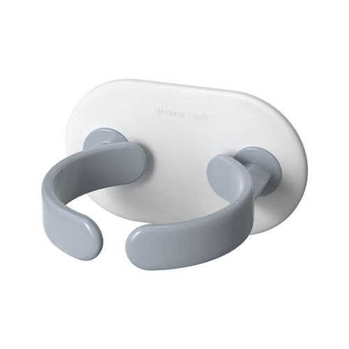 Support de sèche-cheveux réglable et léger, de luxe, à suspendre au mur, sans perforation, blanc