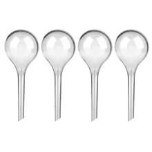 Dispositif d'arrosage automatique 4 pièces pour plantes, bulbes et fleurs domestiques en pot pendant les vacances - Transparent