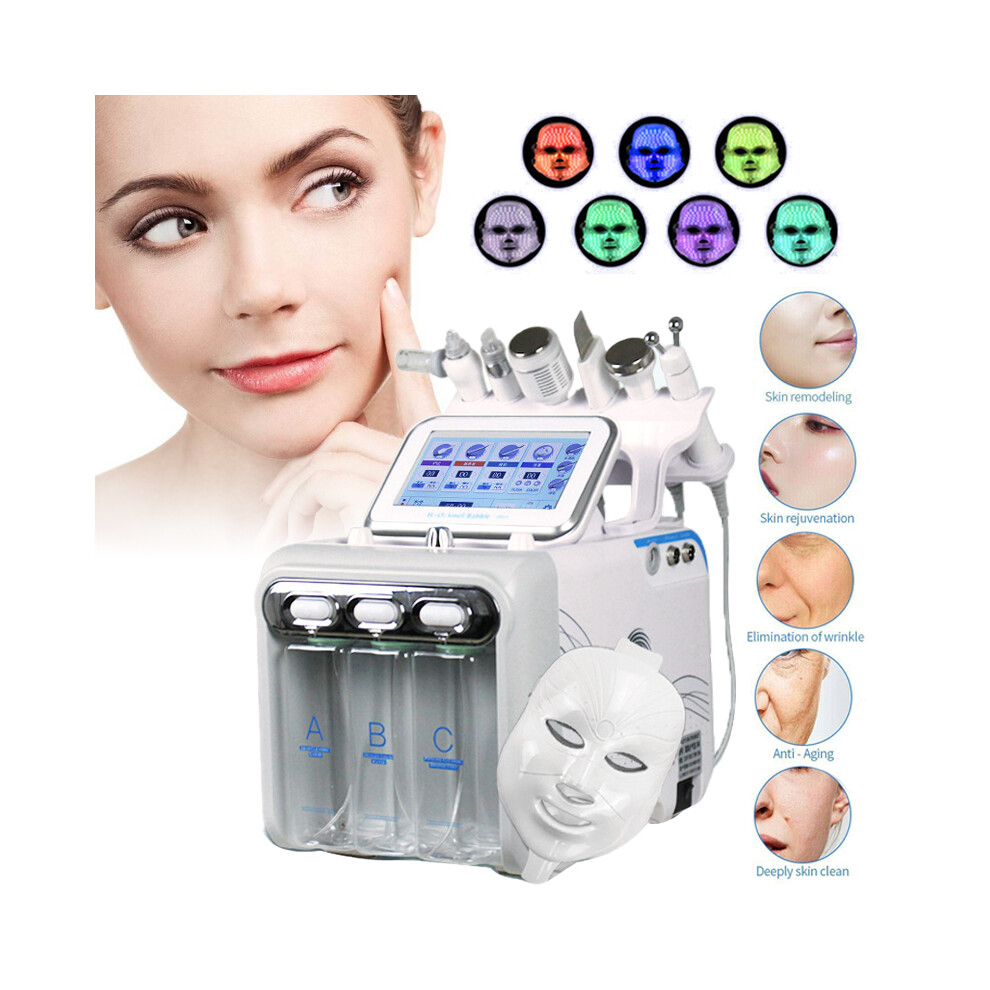 7 in1 Hydra Water Facial Cleaner Aqua Peel Dermabrasion Beauty Machine