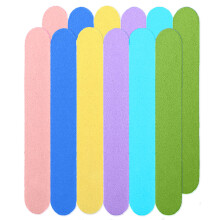 Lot de 12 mini limes à ongles élégantes et pratiques pour ongles naturels et artificiels, limes émeri - Style 4