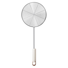 Filtre de cuisine en acier inoxydable anti-fuite d'huile - Blanc