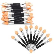 Lot de 120 pinceaux à paupières jetables double face, applicateurs de maquillage, style 1