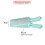 Serviette de bain à double usage, à dos simple et épais, à dos long, verte 2