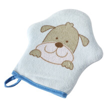 Éponge de douche cadeau pour baby shower, éponge de douche, gommage, luffa, exfoliation douce et naturelle pure - Bleu