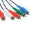Câble composant audio vidéo HDTV AV pour PS2 et PS3 3