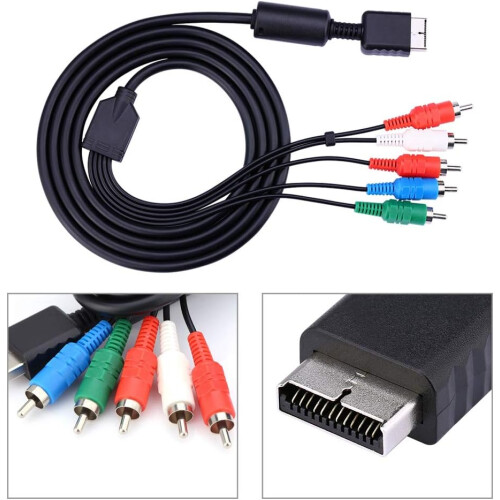 Câble composant audio vidéo HDTV AV pour PS2 et PS3 1