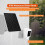 Kit de chargeur solaire 20 W IP65 pour caméra Ring Spotlight/Ring Stick Up 3