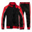 (M, Black) Men Tracksuit Set Casual Full Zip 1