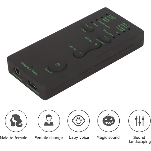 Changeur de voix pour console PS4 Xbox PC téléphone tablette 7 changements de son