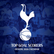 TOTTENHAM HOTSPUR FC LEGENDS 2026 SQUARE CALENDAR