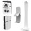 Für PS5 Slim Host-Wandhalterung mit Controller-Headset-Hakenhalter (weiß) 1