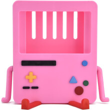 Aufbewahrungshalter für Spielekonsolen-Unterstützung für die Ladestationsbasis des Switch (Pink)