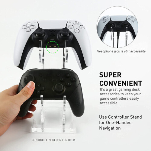 Acryl Game Controller Halter Zubehör Headset Stand Aufhänger für PS4/PS3/Xbox 2