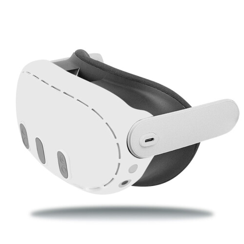 10-in-1-Silikonhülle, VR-Shell-Abdeckung, Controller-Abdeckung für Meta Quest 3 (weiß) 2