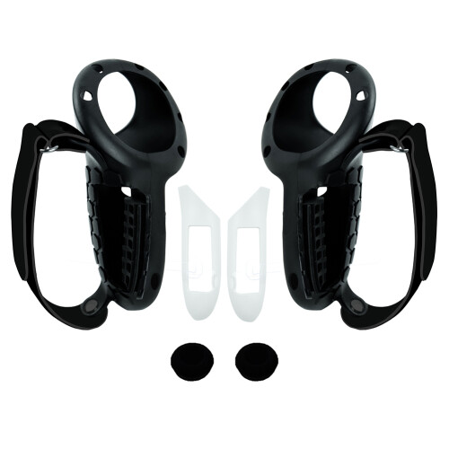 10-in-1-Silikonhülle, VR-Shell-Abdeckung, Controller-Abdeckung für Meta Quest 3 (Schwarz) 2